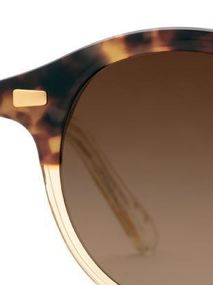 St. Louis Classics | Blonde Tortoise To Champagne Polarized 24k