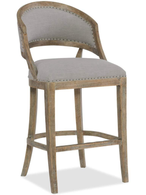 Garnier Barrel Back Bar Stool