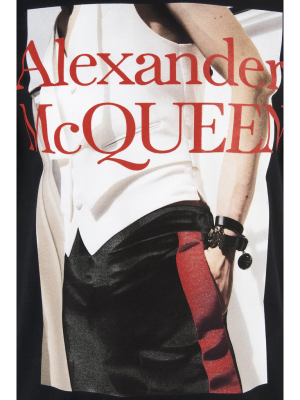 Alexander Mcqueen Logo Graphic Printed T-shirt