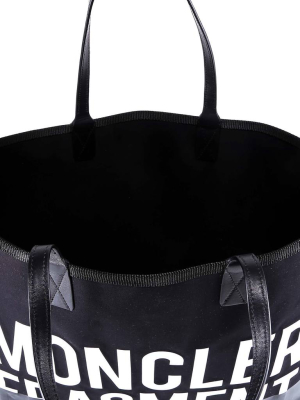 Moncler X Fragment Logo Print Tote Bag