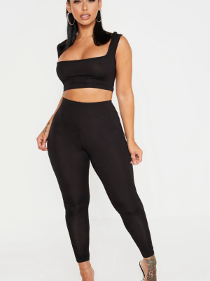 Shape Black Jersey Stretch Leggings