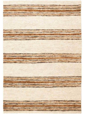 Bohemian Natural/rust Area Rug