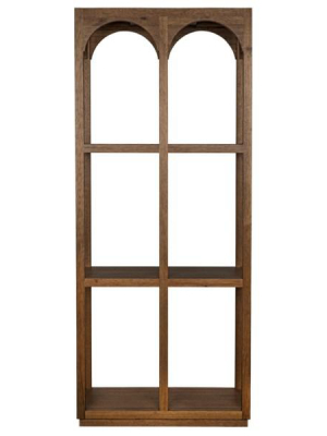 Arco Shelf In Dark Walnut