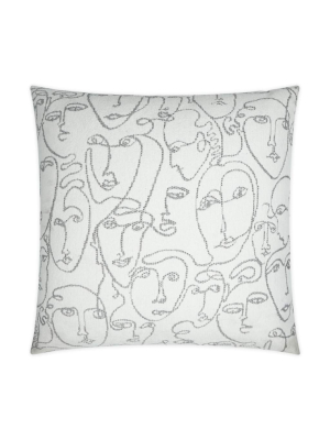 D.v. Kap Picasso Pillow - White