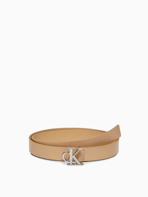 Monogram Logo Plaque Belt