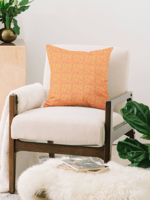 Orange Throw Pillow - Deny Designs