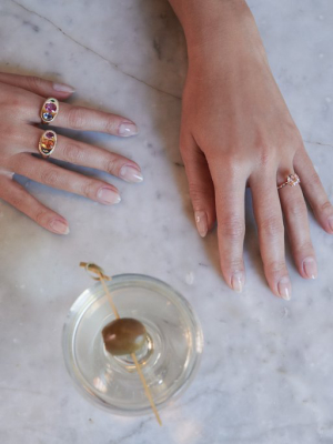 The Nandi Ring With Garnet