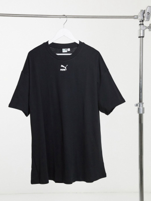 Puma T-shirt Dress In Black