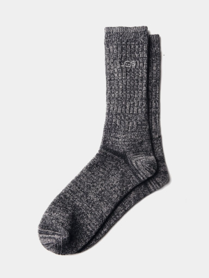 Ugg Men's Trey Rib Knit Slouchy Crew Sock