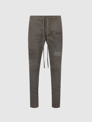 Greg Lauren: Patchwork Denim Pants [army]