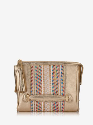 Gigi New York Gold Dana Crossbody Bag