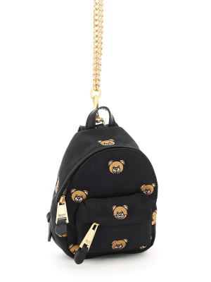 Moschino Teddy Bear Embroidered Backpack