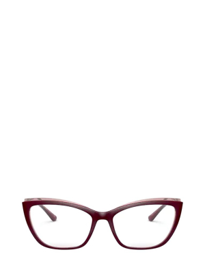 Dolce & Gabbana Eyewear Cat-eye Frame Glasses