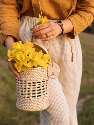 Palma Canasta Lantern Bag