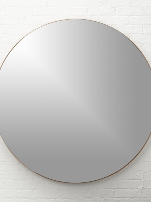 Infinity Brass Round Wall Mirror 48"