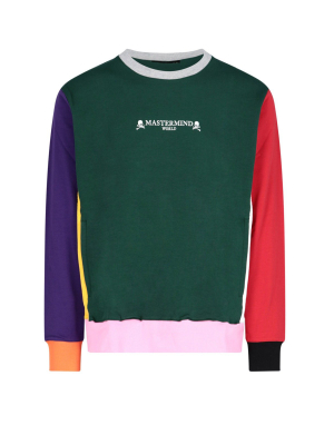 Mastermind World Color Block Crewneck Sweatshirt