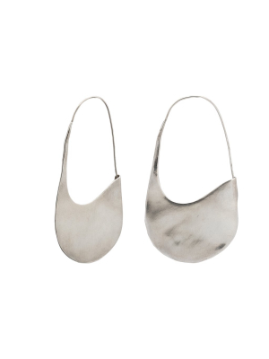 Fede Plate Earrings - Silver