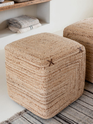 Kelvin Woven Ottoman