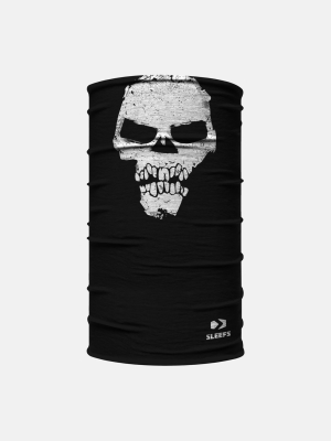 Igor Black White Skull Neck Gaiter