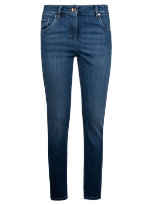 Brunello Cucinelli Logo Patch Skinny Jeans