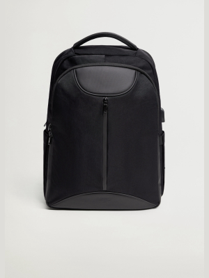 Multi-pocket Nylon Backpack