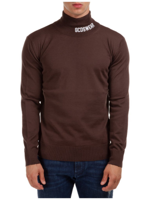 Gcds Logo Turtleneck Jumper