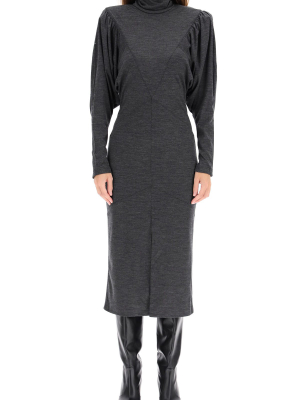 Isabel Marant Genia Turtleneck Midi Dress