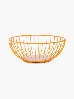 Large Iris Wire Basket - Orange/pink