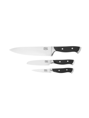 Chicago Cutlery 3pc Paring Knife Set