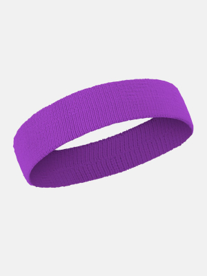 Hue Purple Cotton Headband