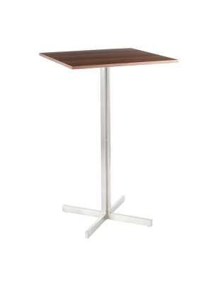 Fuji Contemporary Square Bar Table - Lumisource