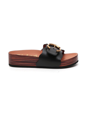 Chloé Lauren Footbed Mule Sandals