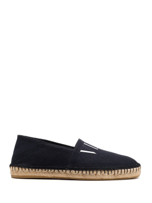 Valentino Vltn Print Espadrilles