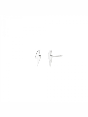 Rowan Lightning Bolt Studs - Sterling Silver