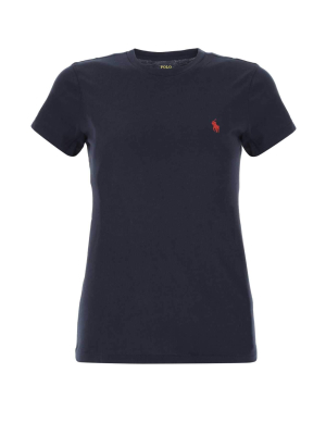 Polo Ralph Lauren Logo Embroidered T-shirt