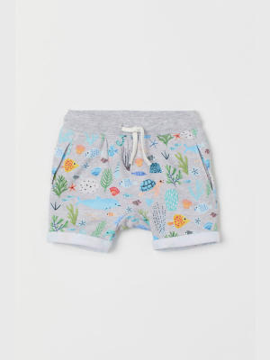 Patterned Sweatshorts