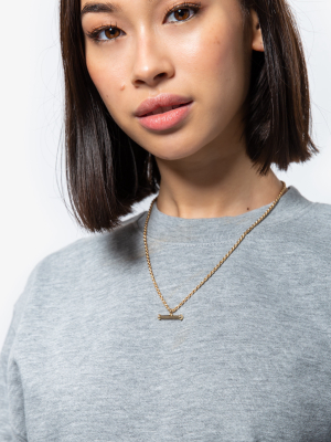 **twist T-bar Necklace