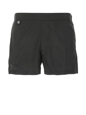 Givenchy 4g Plaque Swim Shorts