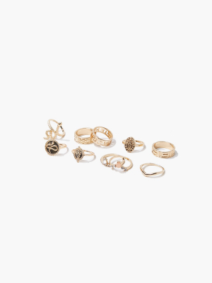 Snake Charm Ring Set