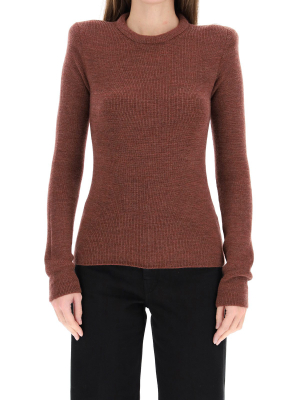 Lemaire Shoulder-detailed Knitted Sweater