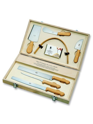 Italiani 7pc Cheese Knife Boxed Set - Boxwood