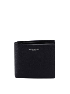 Saint Laurent Logo Bifold Wallet