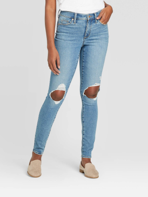 Women's High-rise Skinny Jeans - Universal Thread™ Light Blue