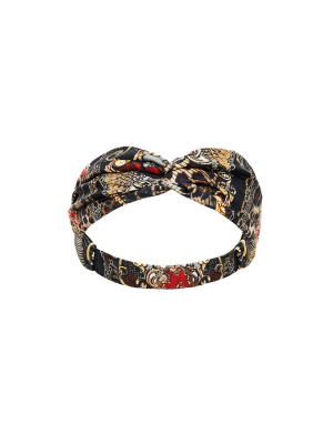 Woven Twist Headband Gothic Goddess