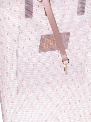 Redvalentino Point D'esprit Print Tote Bag