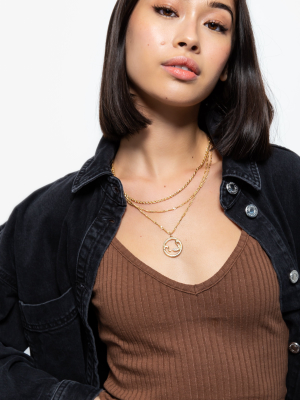 **snake Ring Multirow Necklace