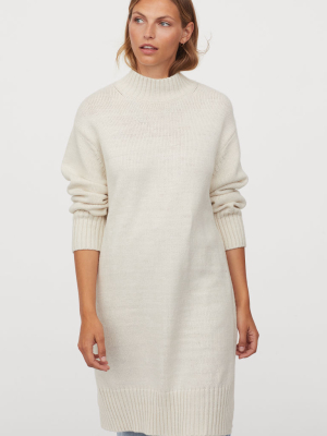 Knit Turtleneck Dress