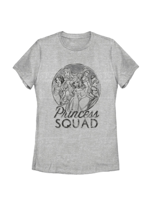 Women's Disney Princesses Squad T-shirt