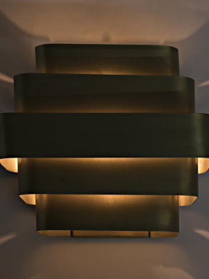 Noir Baas Gold Sconce