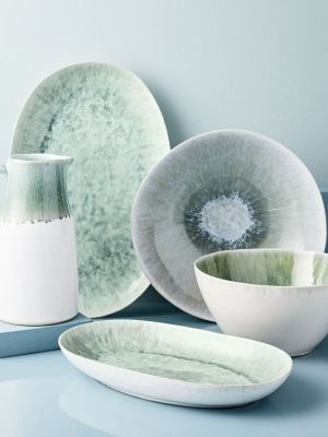 Reactive Glaze Serveware - Dusty Mint